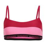 Топ бикини Superdry Elastic Bralette, розовый - фото 3
