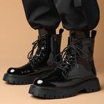 Мужские черные ботинки Martin Boots Romon - фото 6