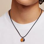 HERMES Eclipse Metal, Calfskin ожерелье Unisex Multicolor - фото 10