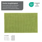 Коврик для ванной Sleepling, зеленый - фото 3