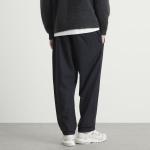 Брюки с защипами Folk, Navy Wool Stripe - фото 3