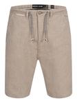 Льняные шорты alonso Indicode, бежевый - фото 2