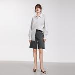 ELLE Рубашка Women's White Lapel Moderate - фото 4