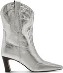 Steve Madden womens Josefine, Silver Leather - фото 2