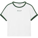 Обычная футболка женская LACOSTE, белый - фото