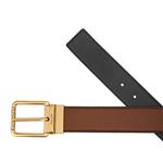 Мужской кожаный ремень COACH, Brown - фото 3