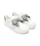 Кеды кожаные Kurt Geiger Mini Laney Bow, белый - фото 3