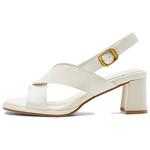 Сандалии с одним ремешком женские NINE WEST, Ecru - фото