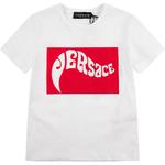 Белая детская футболка SS24 VERSACE - фото