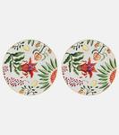 Набор из 2 фарфоровых тарелок Eden La DoubleJ, Eden - фото