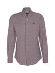 Финкл хлопковая рубашка Regular Fit в клетку Barbour, Merlot - фото 7