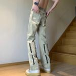 Джинсы Unisex PEIMENG, Жёлтая Грязь - фото 11