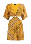 Платье faina Mini Mit Cut Outs, желтый - фото
