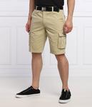 Шорты мужские Aeronautica Militare с накладными карманами, бежевый - фото 3