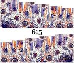 Водные наклейки для ногтей - №615, Raisin - фото