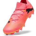 Бутсы Puma Future 7 Match FG/AG Ws, оранжевый - фото 4