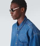 Авиатор Triomphe Metal 03 Celine Eyewear, Shiny Palladium/Smoke - фото 2