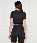 Футболка женская Calvin Klein Performance короткая спортивная, черный - фото 3