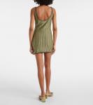 Мини-платье Marino Jacquemus, Multi Black - фото 3