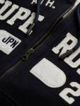 Расслабленная укороченная худи с молнией Athletic Essentials Superdry, Eclipse Navy - фото 5