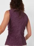 Текстурный топ без рукавов Whistles, Plum - фото 3
