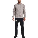 Куртка rival terry hooded jacket 'grey' Under Armour, серый - фото 3