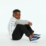 Кроссовки для скейтбординга Vans Old Skool V — Little Kid, темно-синий/черный - фото 3