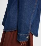 Джинсовая рубашка oversize от ami de cœur Ami Paris, Indigo - фото 5