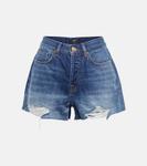 Джинсовые шорты Monroe с потертостями 7 For All Mankind, Rock W Me - фото