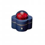 Серебряно-белый браслет Alloy Bangles VANA, Bamboo X Four-Leaf Clover Double Loop Bracelet Solid Closed Style - фото 6