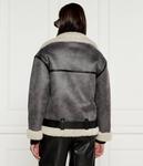 Шуба Relaxed fit Liu Jo, серый - фото 3