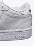Кожаные кроссовки club c 85 Reebok, цвет White/Green - фото 7