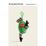 Женский шарм плюшевый кулон высота 13см MIC RABBIT - фото 7