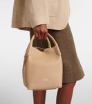 Сумка-шоппер Bale Small из кожи Loro Piana, Light Mastic - фото 6