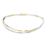 Ожерелье Hyperbola Swarovski, серебро - фото 5