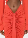Макси-платье Vivenda Drape Christopher Esber, оранжевый - фото 5