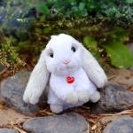 Плюшевый кулон TRUDI, белый moonсветло-rabbit - фото 2