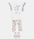 Платье-свитшот x Disney Monnalisa, Bianco + Blu - фото 2