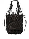 Плетеная сумка-тоут Alysi, черный - фото