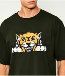 Футболка Oversize fit Kenzo, зеленый - фото 4