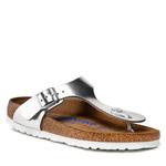 Шлепанцы Birkenstock GizehBs, серебро - фото 2