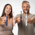 Звуковая зубная щетка синяя, 1 шт. Smiley Plus - фото 4