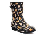 Ботинки Chooka Printed Dog Classic Mid Rain Boot, Black Dog Print - фото