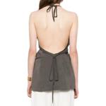 Топ-фартук Lemaire, серый - фото 5