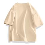 Футболка унисекс MINISO, темно-синяя (голубая этикетка на груди с логотипом) - фото 9