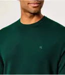 Шерстяной свитер Regular fit Calvin Klein, зеленый - фото 4
