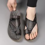 Пляжные шлепанцы мужские Captain illy, серый - фото 2