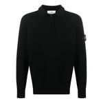 Свитер patch sweater 'black' Stone Island, черный - фото