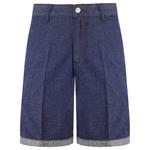 Мужские темно-синие джинсовые шорты Armani Exchange, синий - фото