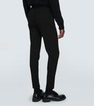 Габардиновые узкие брюки Prada, черный - фото 4